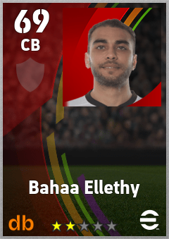 Bahaa Ellethy — CB, OVR 69, MAX 69