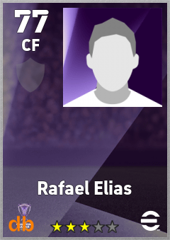 Rafael Elias — CF, OVR 77, MAX 77