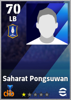 Saharat Pongsuwan — LB, OVR 70, MAX 70