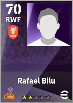 Rafael Bilu — RWF, OVR 70, MAX 70