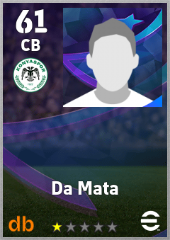 Da Mata eFootball player card
