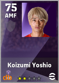 Koizumi Yoshio eFootball player card