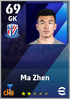 Ma Zhen — GK, OVR 69, MAX 69