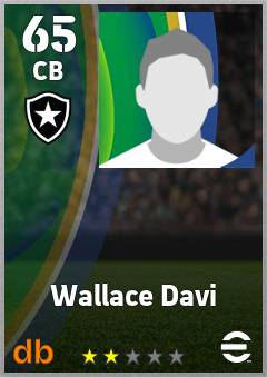 Wallace Davi — CB, OVR 65, MAX 65