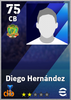 Diego Hernández — CB, OVR 75, MAX 75