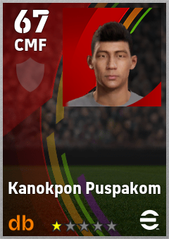 Kanokpon Puspakom — CMF, OVR 67, MAX 67