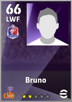 Bruno — LWF, OVR 66, MAX 66
