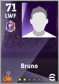 Bruno — LWF, OVR 71, MAX 71