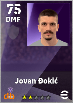 Jovan Đokić — DMF, OVR 75, MAX 75