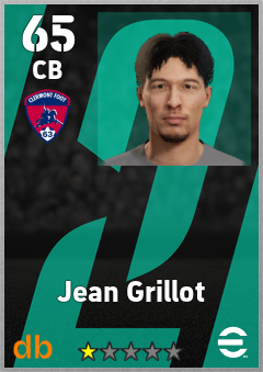 Jean Grillot — CB, OVR 65, MAX 65