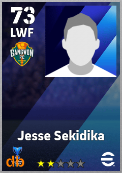 Jesse Sekidika — LWF, OVR 73, MAX 73