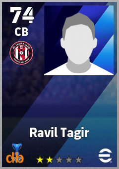Ravil Tagir — CB, OVR 74, MAX 74