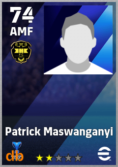 Patrick Maswanganyi — AMF, OVR 74, MAX 74