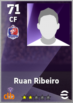 Ruan Ribeiro — CF, OVR 71, MAX 71
