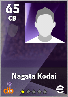 Nagata Kodai — CB, OVR 65, MAX 65