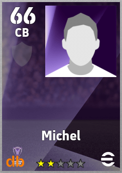 Michel — CB, OVR 66, MAX 66