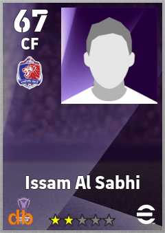 Issam Al Sabhi — CF, OVR 67, MAX 67