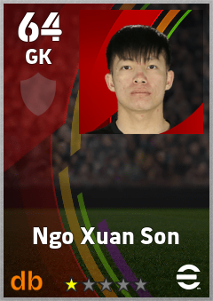 Ngo Xuan Son — GK, OVR 64, MAX 64