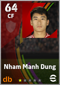 Nham Manh Dung — CF, OVR 64, MAX 64