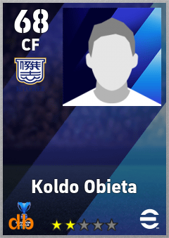 Koldo Obieta eFootball player card