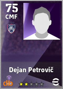 Dejan Petrovič eFootball player card