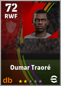 Oumar Traoré eFootball player card