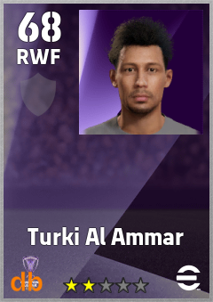 Turki Al Ammar — RWF, OVR 68, MAX 68