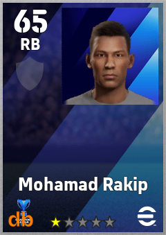 Mohamad Rakip eFootball player card