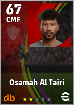 Osamah Al Tairi — CMF, OVR 67, MAX 67