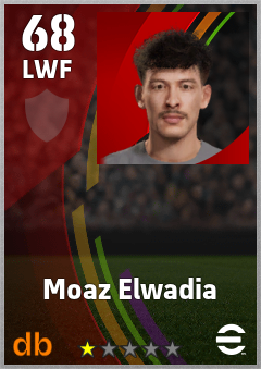 Moaz Elwadia — LWF, OVR 68, MAX 68