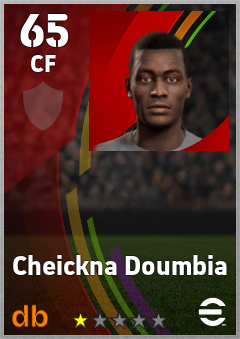 Cheickna Doumbia — CF, OVR 65, MAX 65