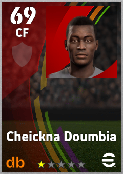 Cheickna Doumbia — CF, OVR 69, MAX 69
