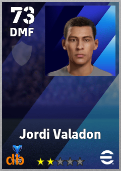 Jordi Valadon — DMF, OVR 73, MAX 73