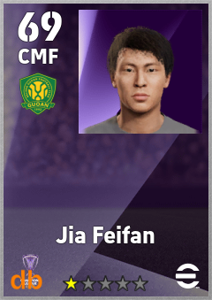 Jia Feifan — CMF, OVR 69, MAX 69