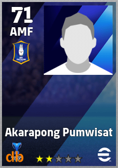 Akarapong Pumwisat — AMF, OVR 71, MAX 71