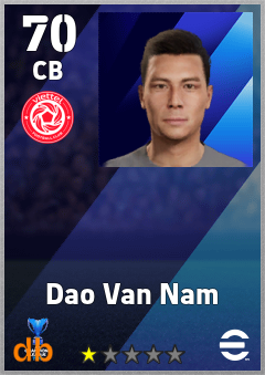 Dao Van Nam — CB, OVR 70, MAX 70