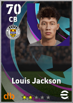 Louis Jackson eFootball player card