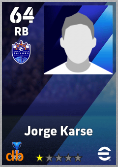 Jorge Karse eFootball player card