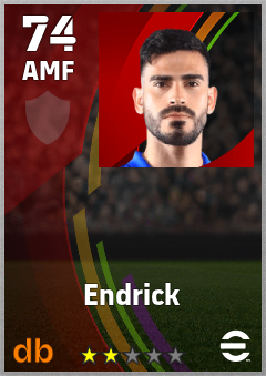 Endrick — AMF, OVR 74, MAX 74