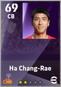Ha Chang-Rae — CB, OVR 69, MAX 69