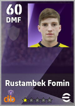 Rustambek Fomin — DMF, OVR 60, MAX 60