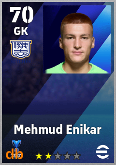 Mehmud Enikar — GK, OVR 70, MAX 70