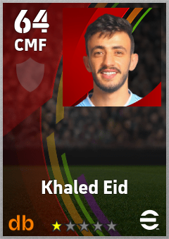 Khaled Eid — CMF, OVR 64, MAX 64