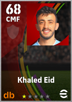 Khaled Eid — CMF, OVR 68, MAX 68