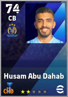Husam Abu Dahab — CB, OVR 74, MAX 74