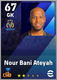Nour Bani Ateyah — GK, OVR 67, MAX 67
