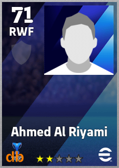 Ahmed Al Riyami — RWF, OVR 71, MAX 71