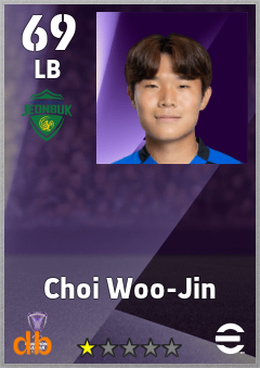 Choi Woo-Jin — LB, OVR 69, MAX 69