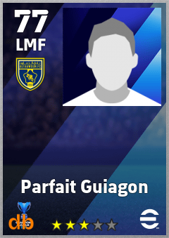 Parfait Guiagon — LMF, OVR 77, MAX 77