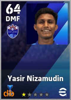 Yasir Nizamudin eFootball player card